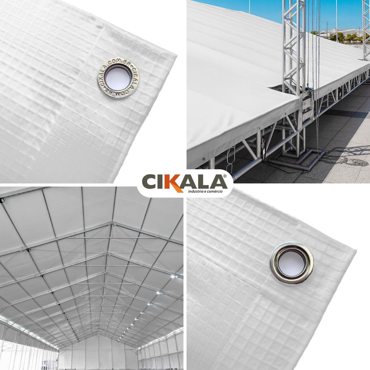 Lona para eventos blanca PVC carpas